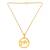 Brass gold plated gurjar gurjari pendants (pack of 2)