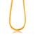 Brass micron gold 22 inch handmade chain necklace