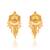 Brass micron traditional stud earrings