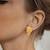 Brass micron traditional stud earrings