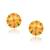 Brass micron gold meenakari stud earrings women