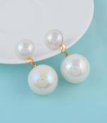 Faux opal stud earrings women