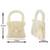 Imitation pearls hand bag for women girls