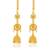 Brass micron gold long kanchain jhumki traditional