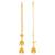 Brass micron gold long kanchain jhumki traditional