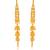 Brass micron gold long kanchain jhumki traditional