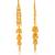 Brass micron gold long kanchain jhumki traditional