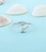Brass silver plated imitation diamond moissanite finger ring for women girls