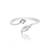 Brass silver plated imitation diamond moissanite finger ring for women girls