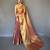 Pinkish Brown Shining Tissue silk blend Saree 