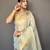 Sky Blue Shining Tissue silk blend Saree 