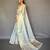 Sky Blue Shining Tissue silk blend Saree 