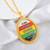 Brass gold plated cz jain namokar navkar mantra pendant