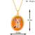 Brass gold cz big size guruji pendant