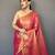 Pink Shining Tissue silk blend Saree 
