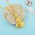Brass micron gold baba neem karoli pendant