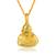 Brass micron gold baba neem karoli pendant