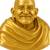 Brass micron gold baba neem karoli pendant
