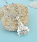 Brass anti fade silver plated baba neem karoli pendant