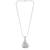 Brass anti fade silver plated baba neem karoli pendant