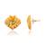 Brass micron gold meenakari handmade pendant for women