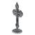 Brass antique silver christian jesus cross crucifix stand home decor