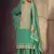 Bottel green chinon silk embroidered designer sharara suit