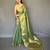 Green Shining Tissue silk blend Saree 