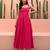Pink Color Beautiful Fit Flair Dress Party Wear Dress 