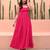 Pink Color Beautiful Fit Flair Dress Party Wear Dress 