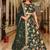 Enchanting Bottle Green Zari Work Art Silk Wedding Wear Lehenga Choli