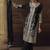 Black chinon silk embroidered designer plazzo suit