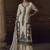 Off white chinon silk embroidered designer plazzo suit