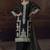 Black chinon silk embroidered designer plazzo suit