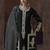 Black chinon silk embroidered designer plazzo suit