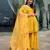 Yellow Embroidered Sharara Suit Set With Dupatta Beautiful Festival Wear Suit Set 