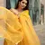 Yellow Embroidered Sharara Suit Set With Dupatta Beautiful Festival Wear Suit Set 