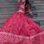 Wonderful Pink Floral Printed Organza Lehenga Choli With Dupatta