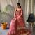 Pink Cotton Digital Printed Saree
