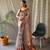 Grey Cotton Digital Printed Saree
