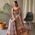Grey Cotton Digital Printed Saree