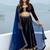 Wine velvet stitched Lehenga choli With Dupatta