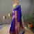 Royal Blue Paithani silk blend Saree