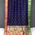 Navy Blue Paithani silk blend Saree