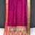 Magenta Paithani silk blend Saree