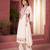 Embroidery Work White Color Kurta Palazzo Suit Set Festival Wear Suit Set