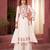Embroidery Work White Color Kurta Palazzo Suit Set Festival Wear Suit Set