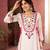 Embroidery Work White Color Kurta Palazzo Suit Set Festival Wear Suit Set