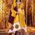 Mustard Yellow Viscose Cotton Navratri Lehenga Choli