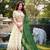 Thread Embroidered Floral Lehenga Choli With Gaji Silk Dupatta Set